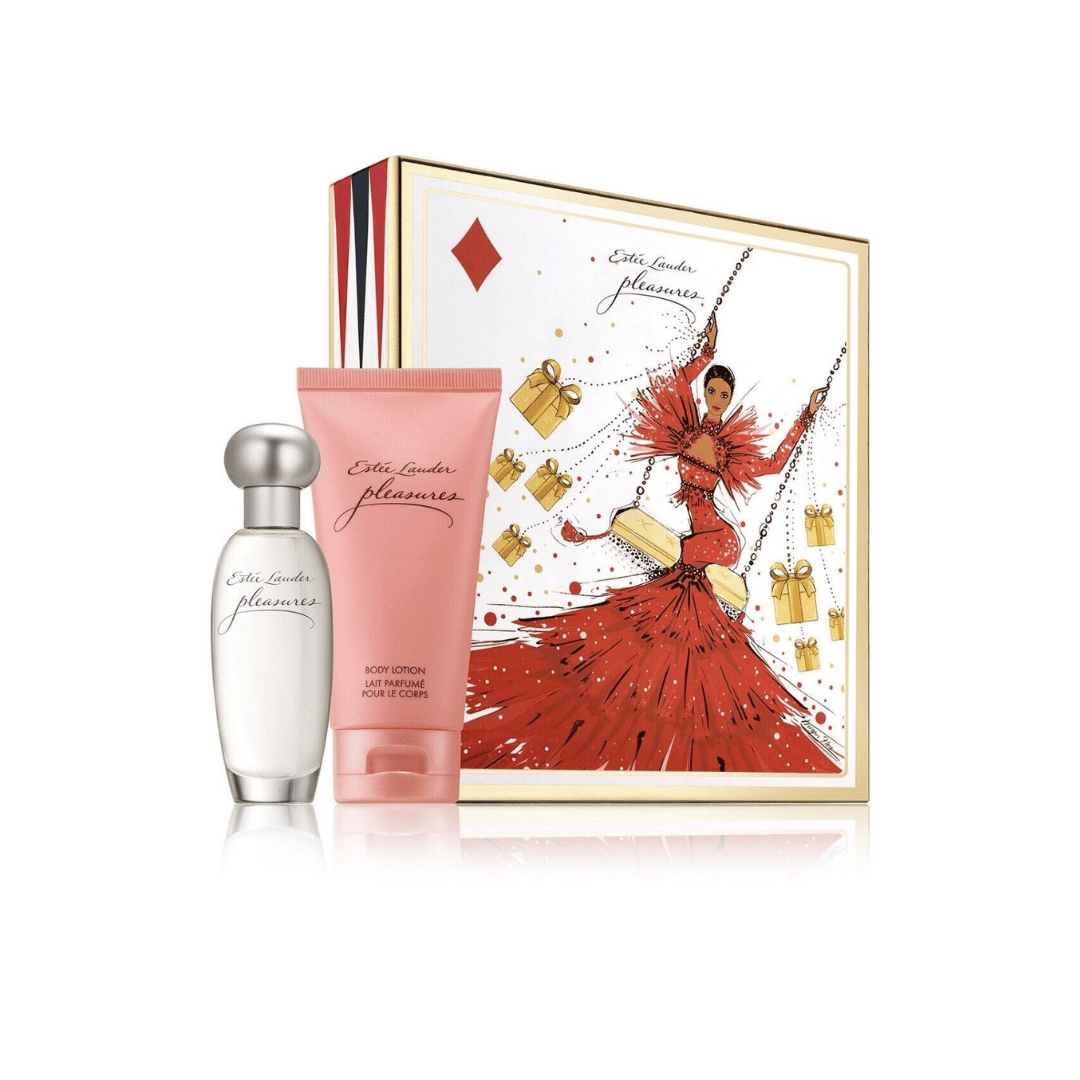 Estee Lauder Pleasures Gift set eau de parfum spray + body lotion