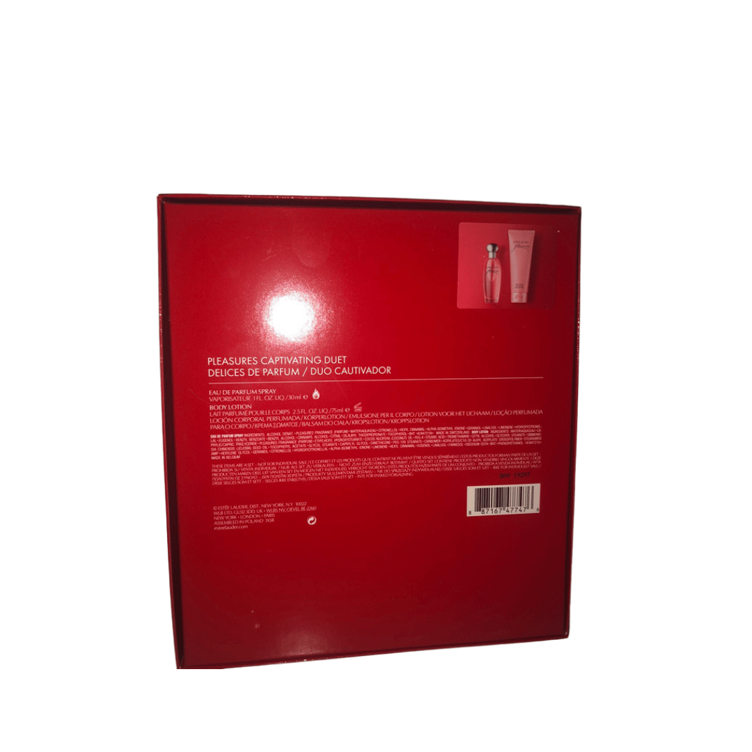 Estee Lauder Pleasures Gift set eau de parfum spray + body lotion
