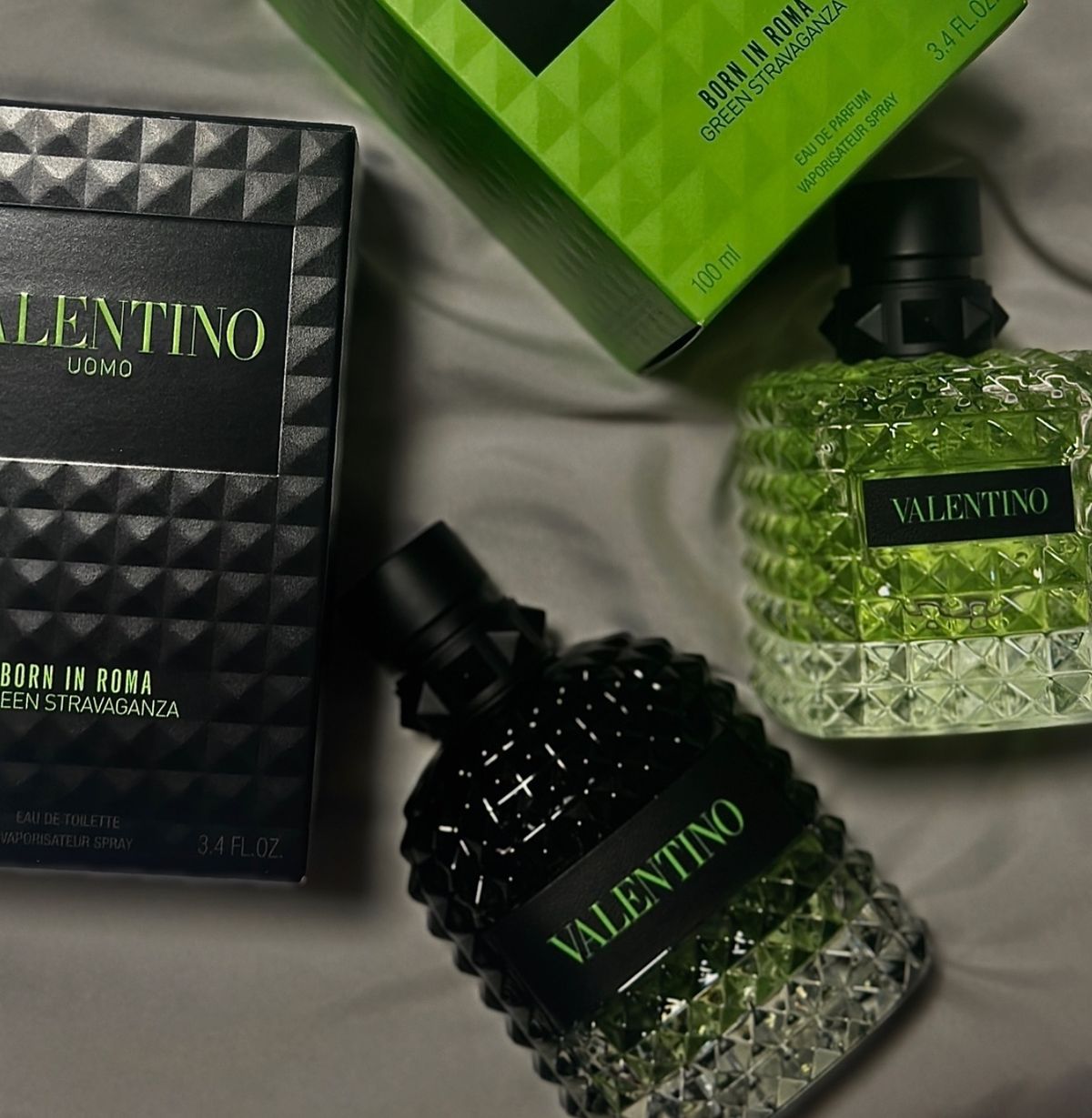 Valentino Uomo Born in Roma Green Stravaganza Valentino For Men