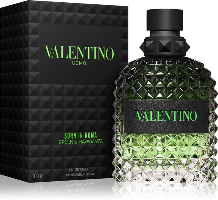 Valentino Uomo Born in Roma Green Stravaganza Valentino For Men
